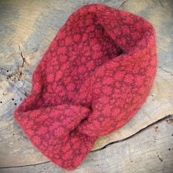 Bandeau laine mérinos teinture naturelle