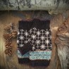 mitaines fair isle en laine shetland