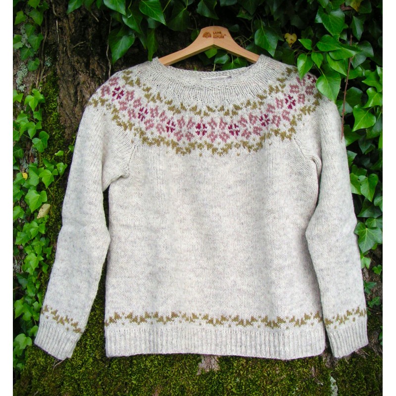 Pull islandais pure laine française